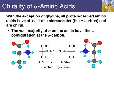 chirality of amino acids